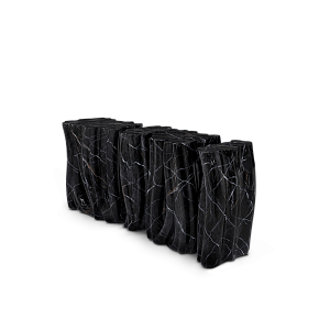 Дизайнерская консоль Monochrome faux-marble