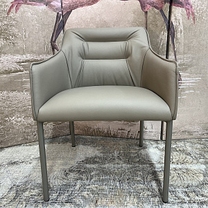 Полукресло итальянское KIRA  Eforma полностью в натуральной коже