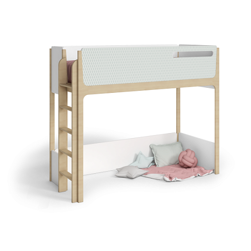  Кровать-чердак "Emily", 1 спальное место (130 см), бортик безопасности , фото № 1