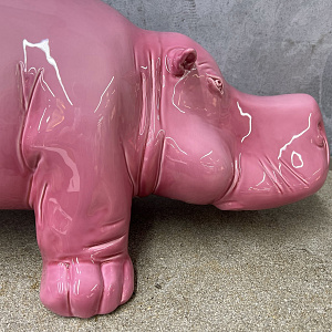 Фигурка Бегемот Hippo Big fuxia