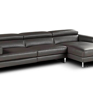 Кожаный итальянский  диван с реклайнером Romeo 2.