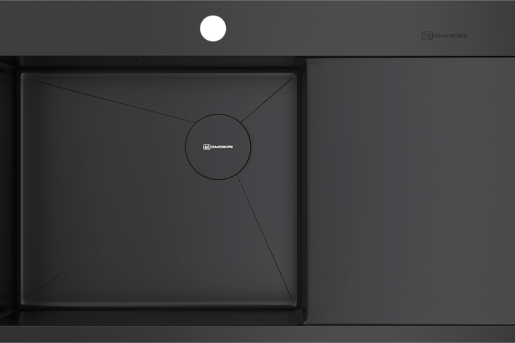  Мойка Omoikiri Akisame 86-L Side-GB , фото № 3