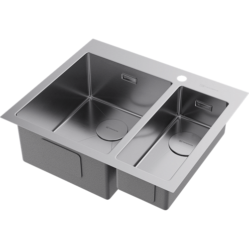  Мойка Omoikiri Akisame 60-2-L-IN , фото № 1