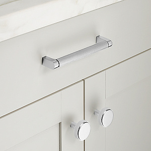 Ручка-скоба Restoration Hardware Lambeth Knurled Lambeth Knurled L.15.2 Satin Nickel 24170017 SNCK