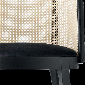 Итальянский Стул для ресторана Adel с соломкой. Calligaris.