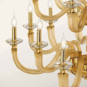 Люстра Morgana 18 рожков из Муранского стекла