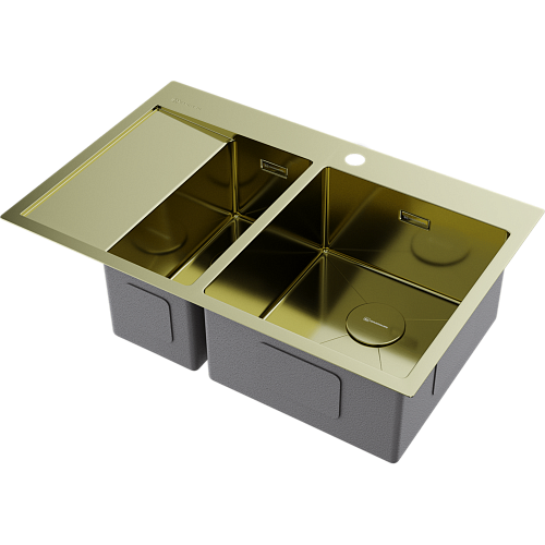  Мойка Omoikiri Akisame 78-2-R-LG , фото № 1