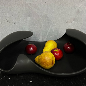 Ваза Boible Matt Nero Q192/3 Adriani&Rossi Италия