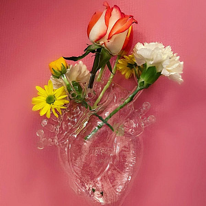 Ваза Seletti Love in Bloom Glass