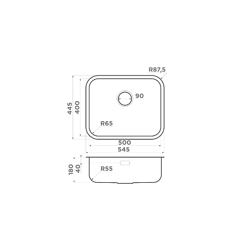  Мойка Omoikiri Omi 54-U/I-IN , фото № 2