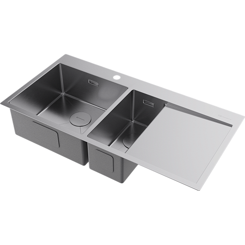  Мойка Omoikiri Akisame 100-2-L-IN , фото № 1