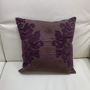 Подушка декоративная бархатная   итальянская цветочный орнамент