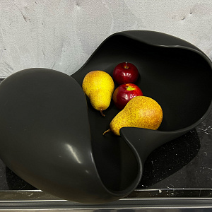 Ваза Boible Matt Nero Q192/3 Adriani&Rossi Италия