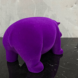 Скульптура Hippo Mini Viola Q451/10 VI   Adriani&Rossi Италия
