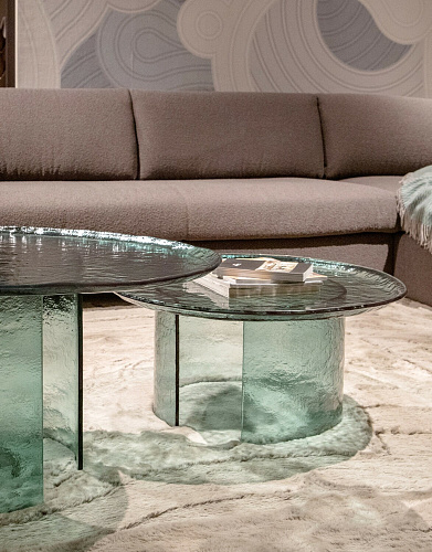  Столик ATOLLO Tonin Casa Италия из цветного стекла , фото № 1