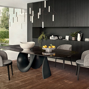 Итальянский Стол обеденный фиксированный Seashell CS4141-FB 250. Calligaris.