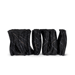 Дизайнерская консоль Monochrome faux-marble