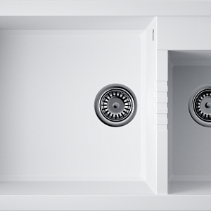 Мойка Omoikiri Tedori 86-2-LB-WH