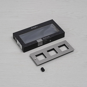 Рамка Buster and Punch Plates and Modules 3G steel CPL-072022