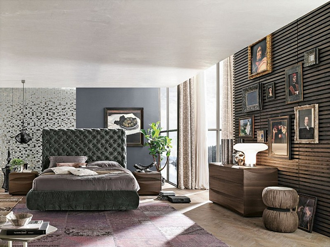  Итальянская двуспальная кровать CHANTAL ALTO , фото № 2