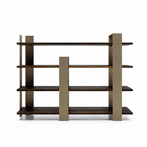 Стеллаж итальянский  KYOTO Dallagnese Италия в японском стиле металлически с деревом