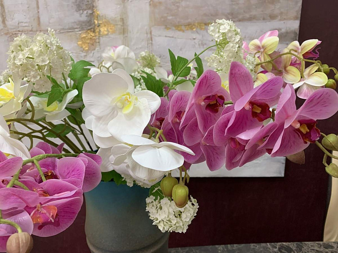  Цветок искусственный ORCHIDEA орхидея , фото № 1