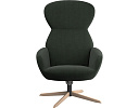  Кресло Athena с откидывающейся спинкой и вращающимся основанием -  Frisco 2058 Темно-зеленая ткань , фото № 1