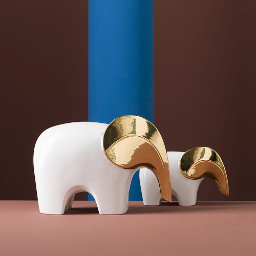  Фигурка слона Bra Big Sand/Placcato oro , фото № 3