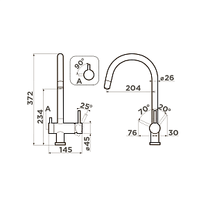 Смеситель Omoikiri Yamada-P-PL